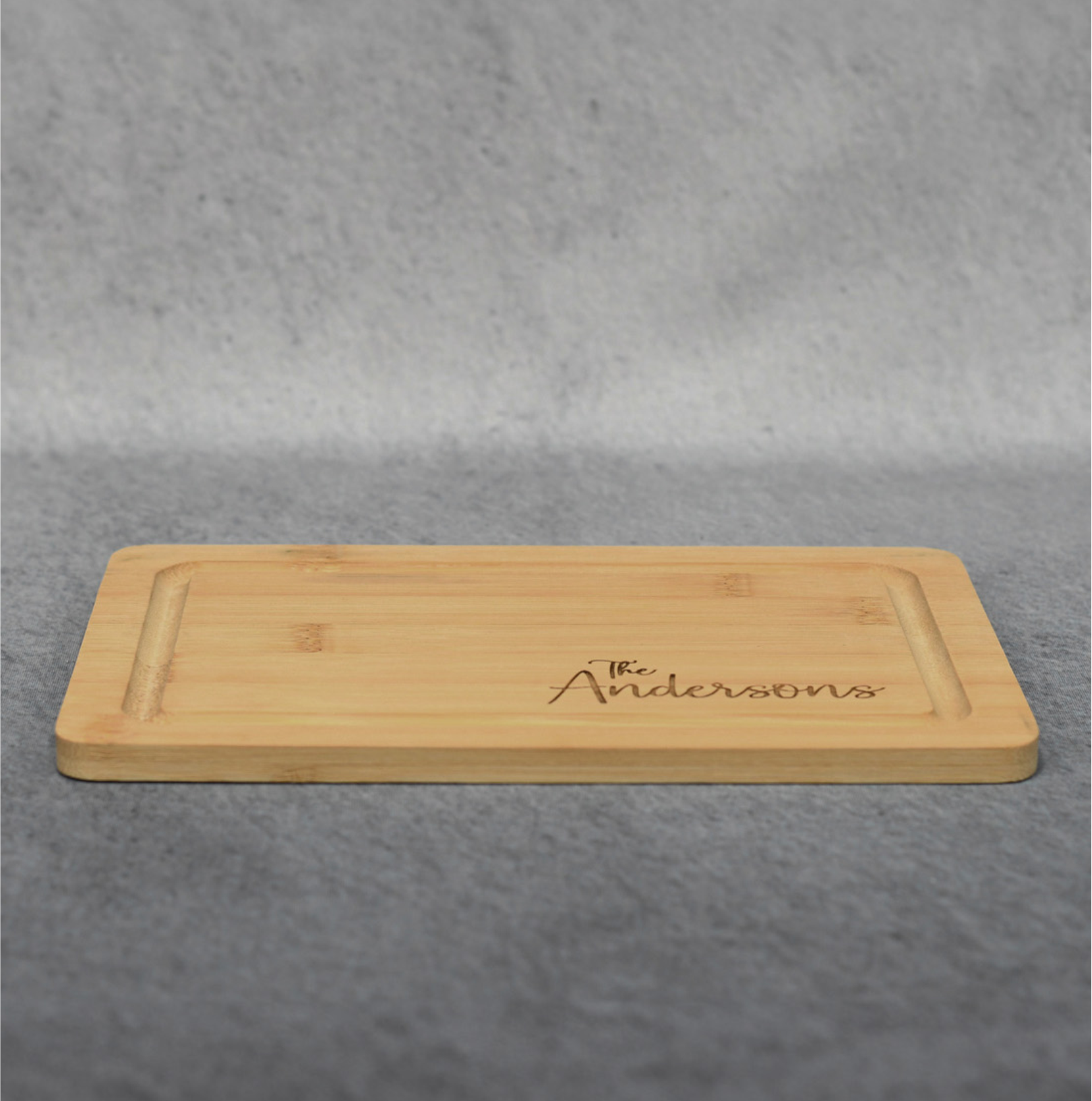 Grooved Edge Bamboo Cutting Board