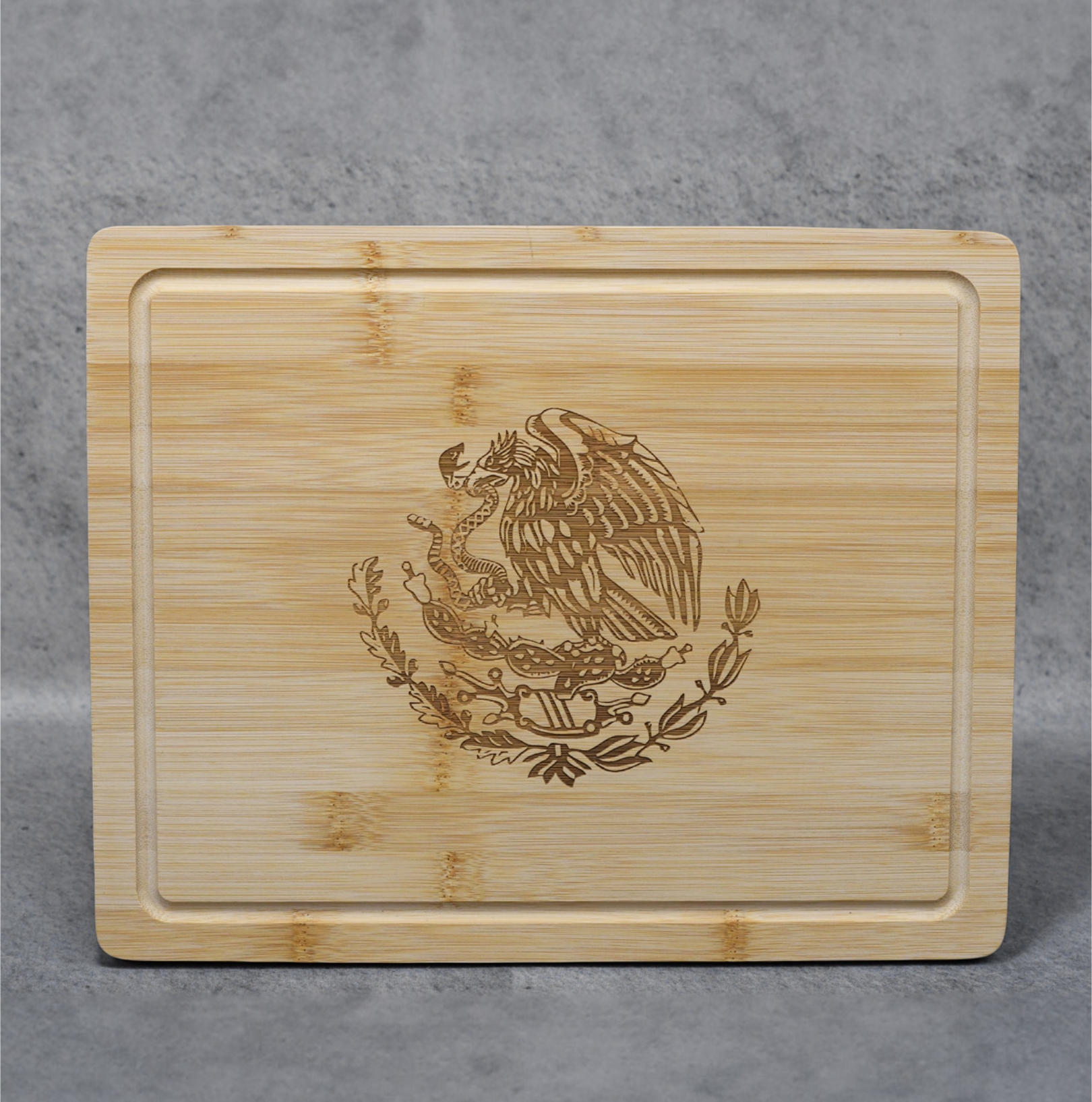 Grooved Edge Bamboo Cutting Board