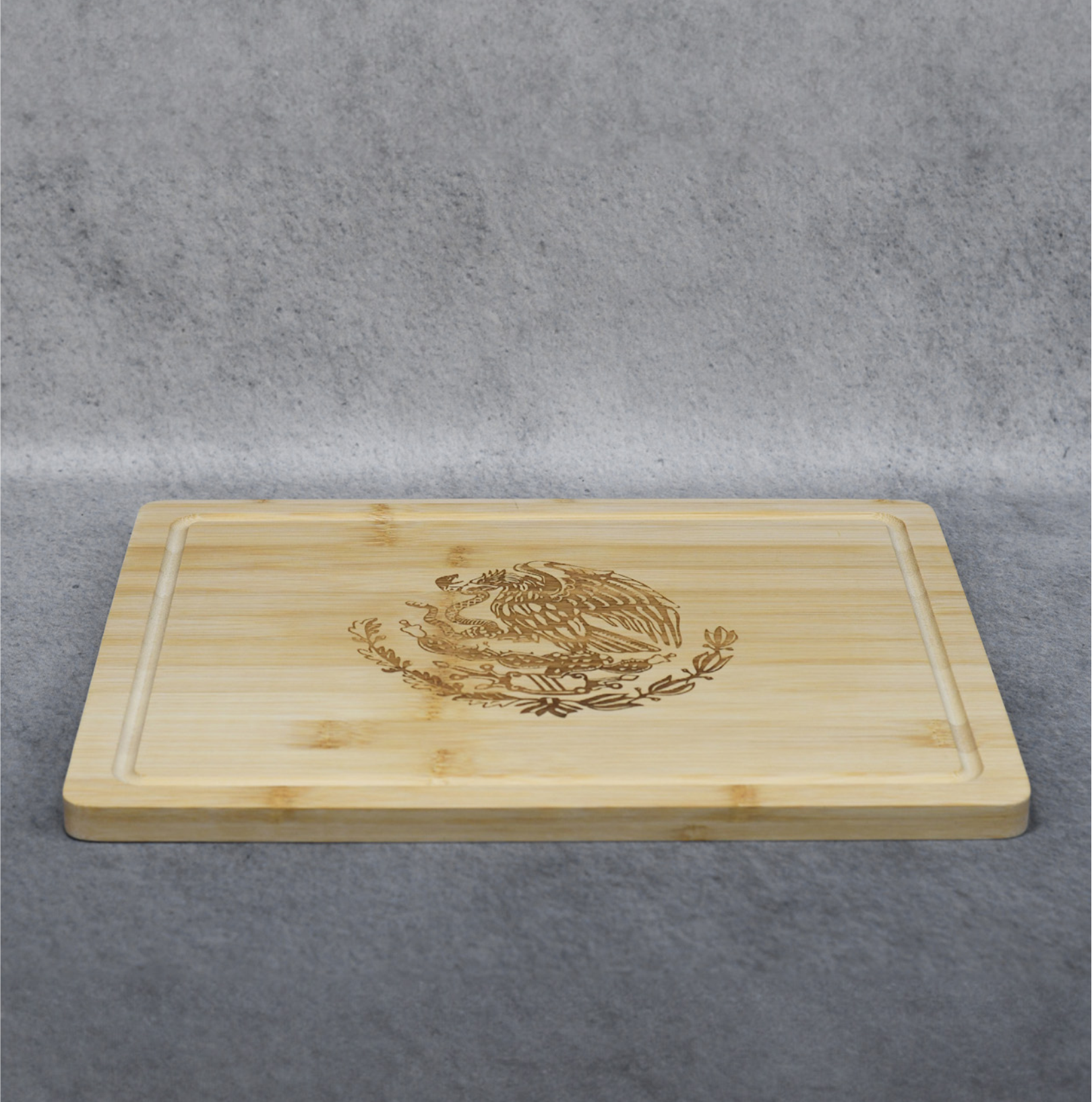 Grooved Edge Bamboo Cutting Board