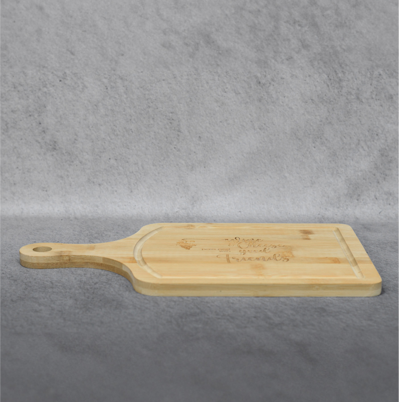 Bamboo Cutting Board with Drip Ring Handle