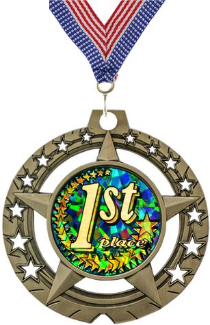 Jumbo Star Medallion with Insert - Monarch Trophy Studio