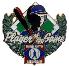 Babe Ruth League "Player of the Game" Award Pin