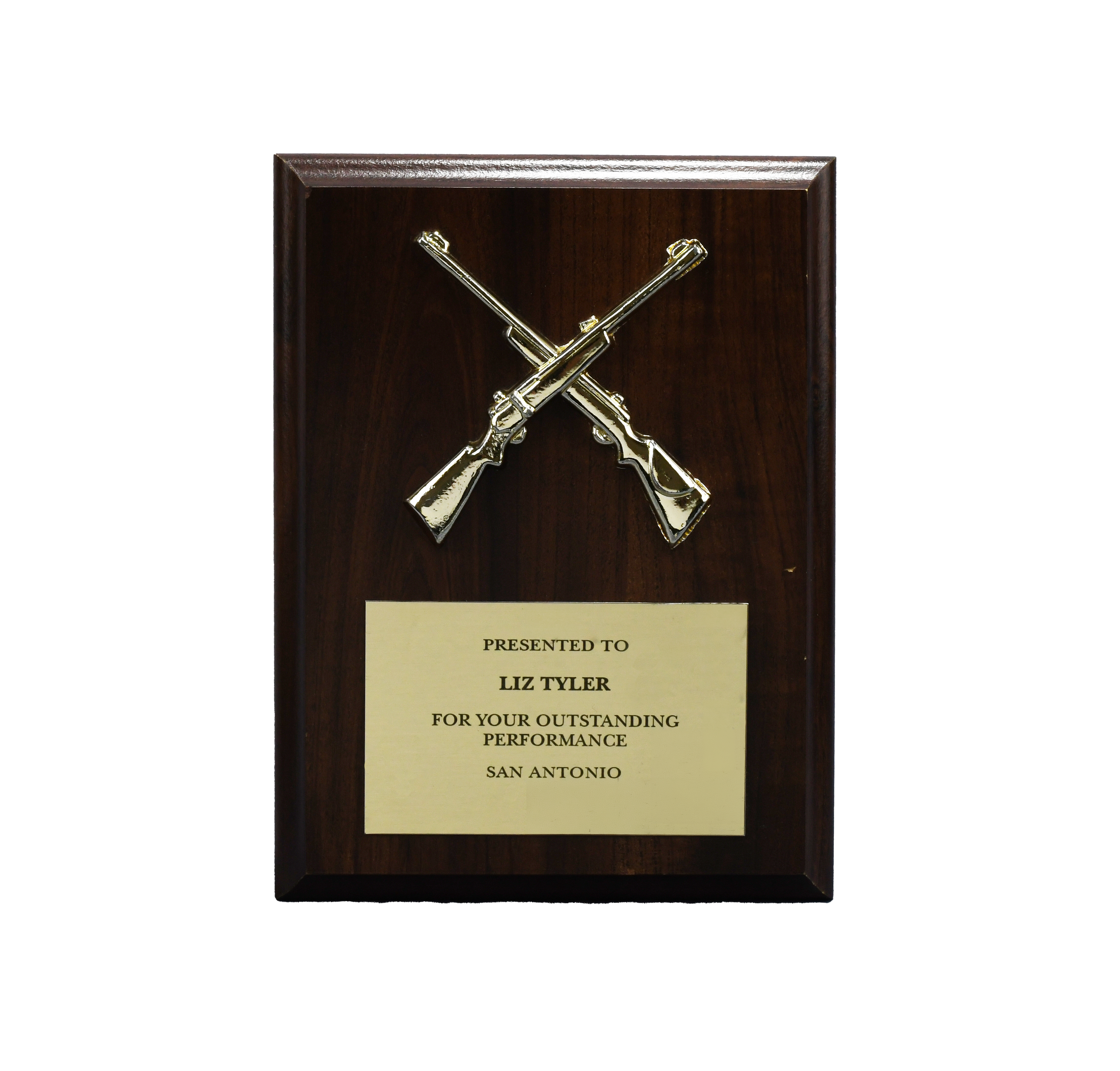 Cross Rifles Plaque