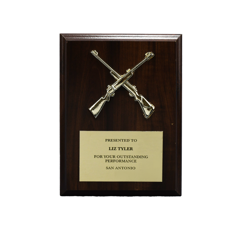 Cross Rifles Plaque