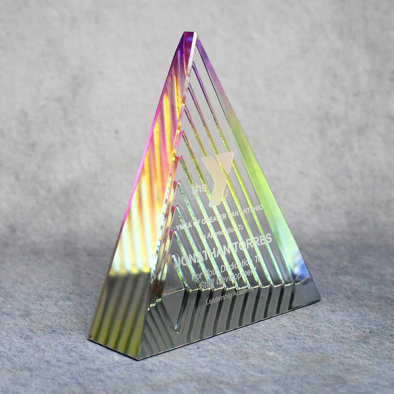 Crystal Ciaro Rainbow Pyramid