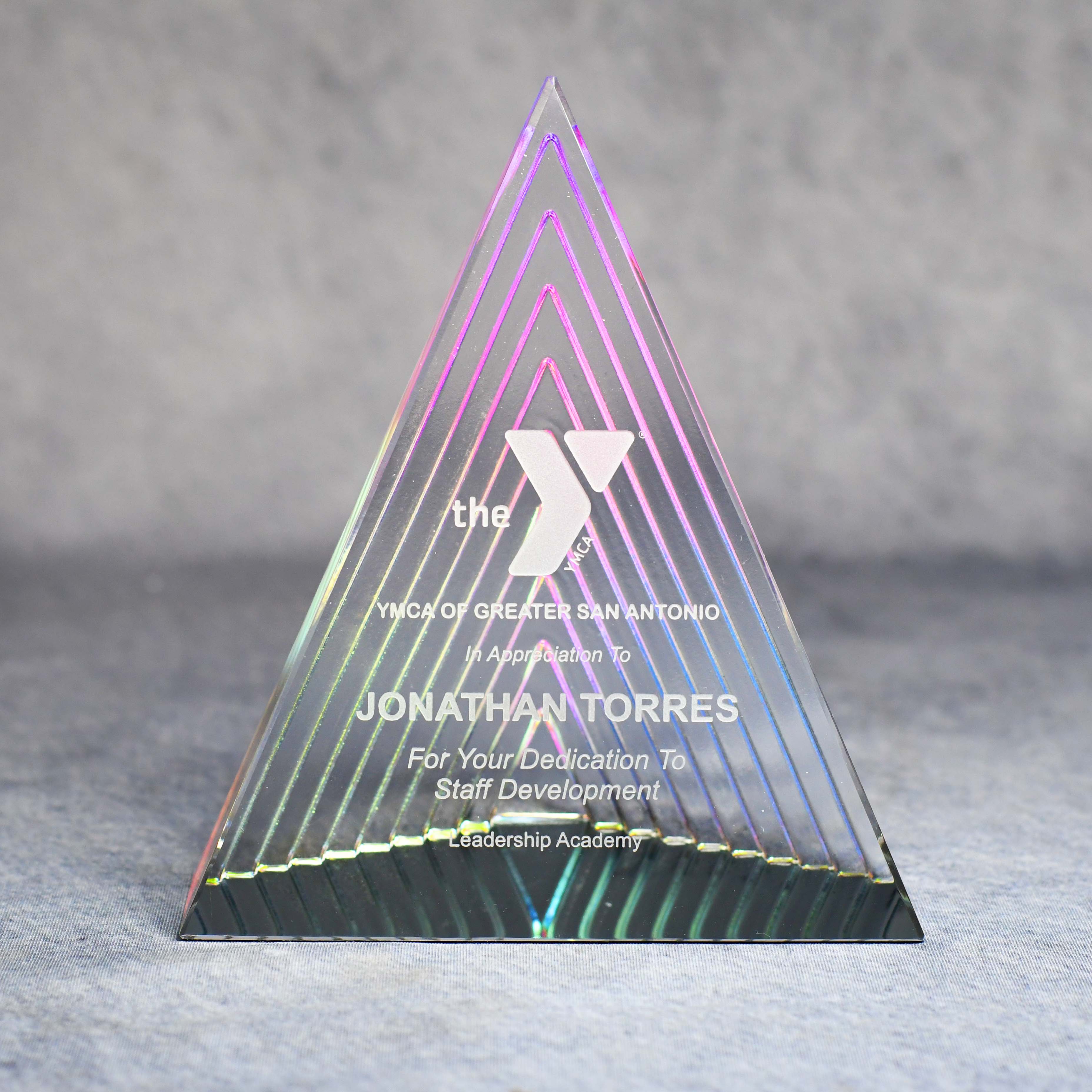 Crystal Ciaro Rainbow Pyramid