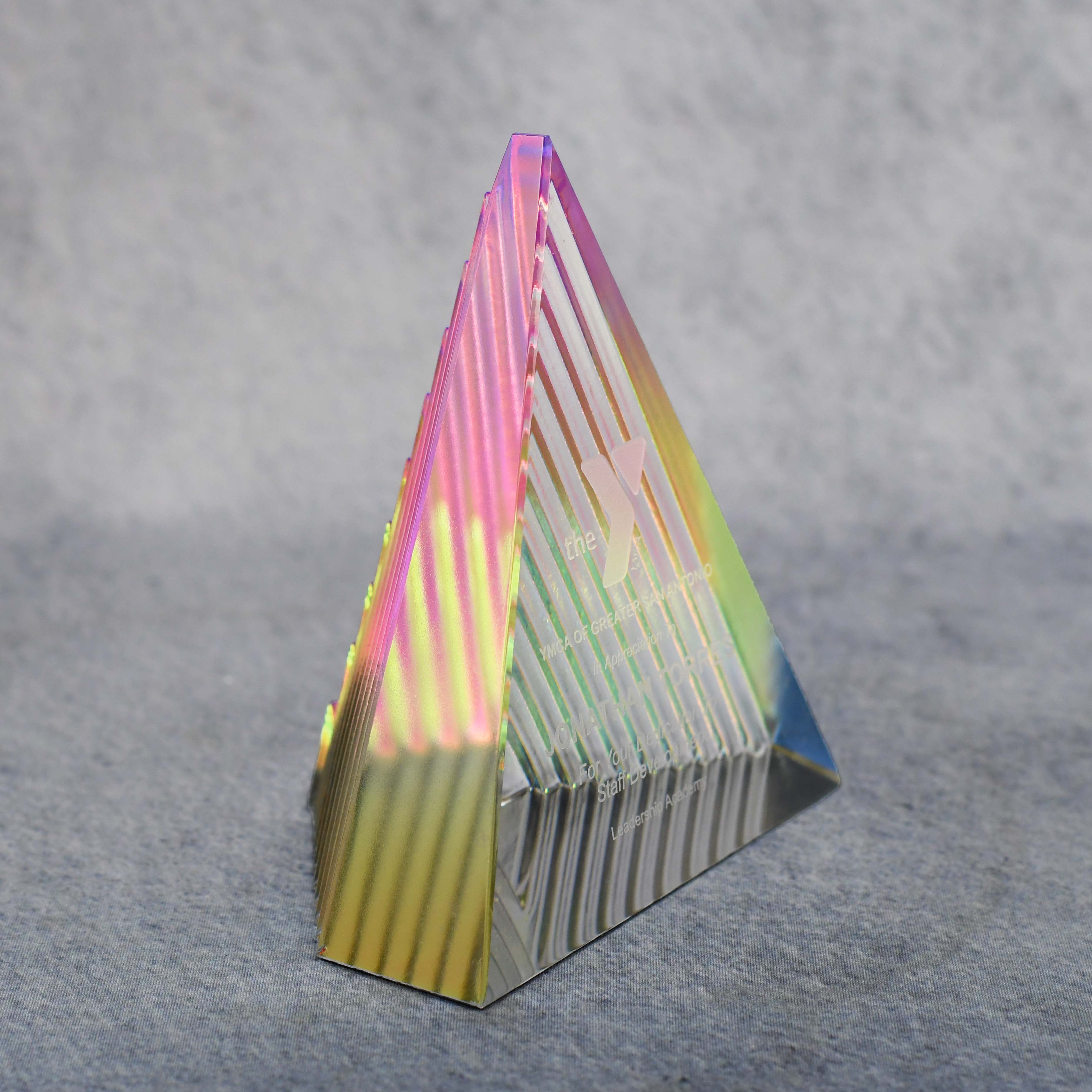 Crystal Ciaro Rainbow Pyramid