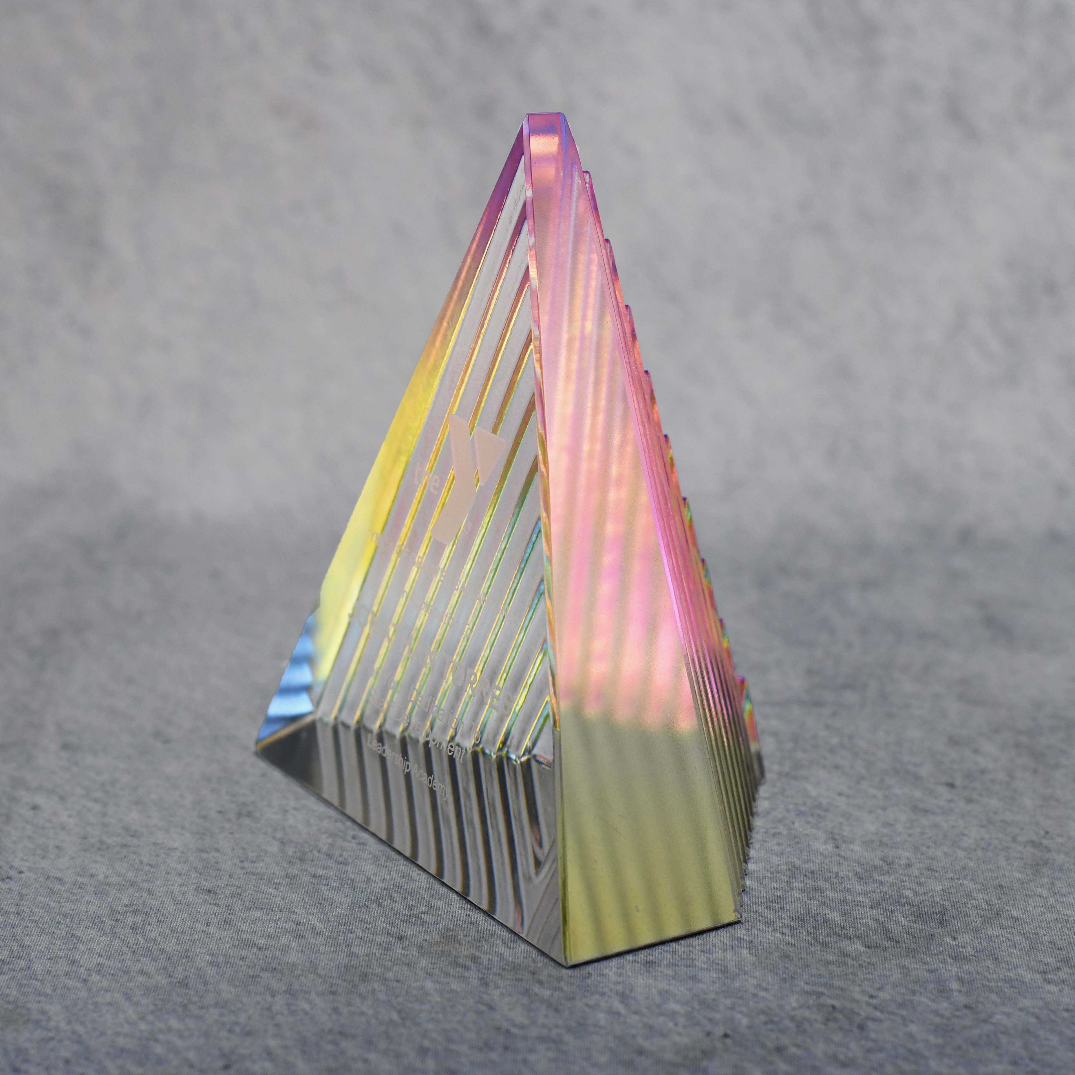 Crystal Ciaro Rainbow Pyramid