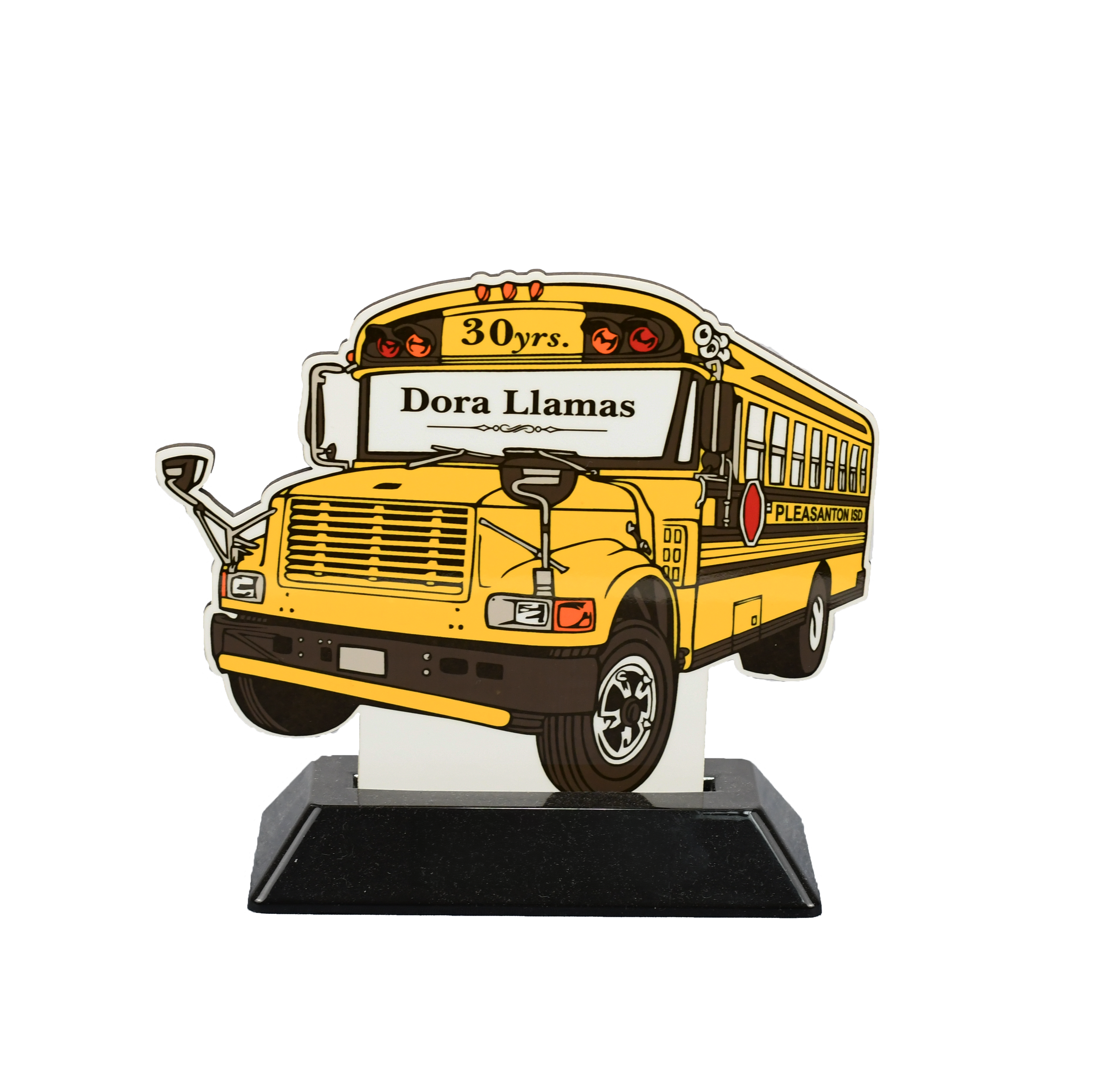 Sublimated Hard Board School Bus