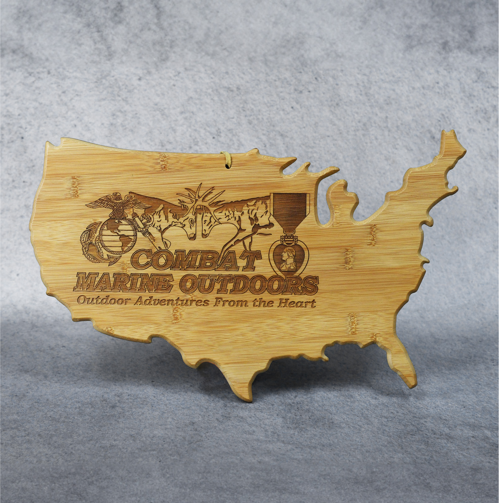 United States Shaped Bamboo Award