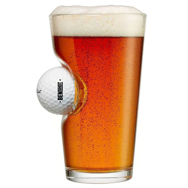 BenShot Golf Ball Rocks Glass 16oz