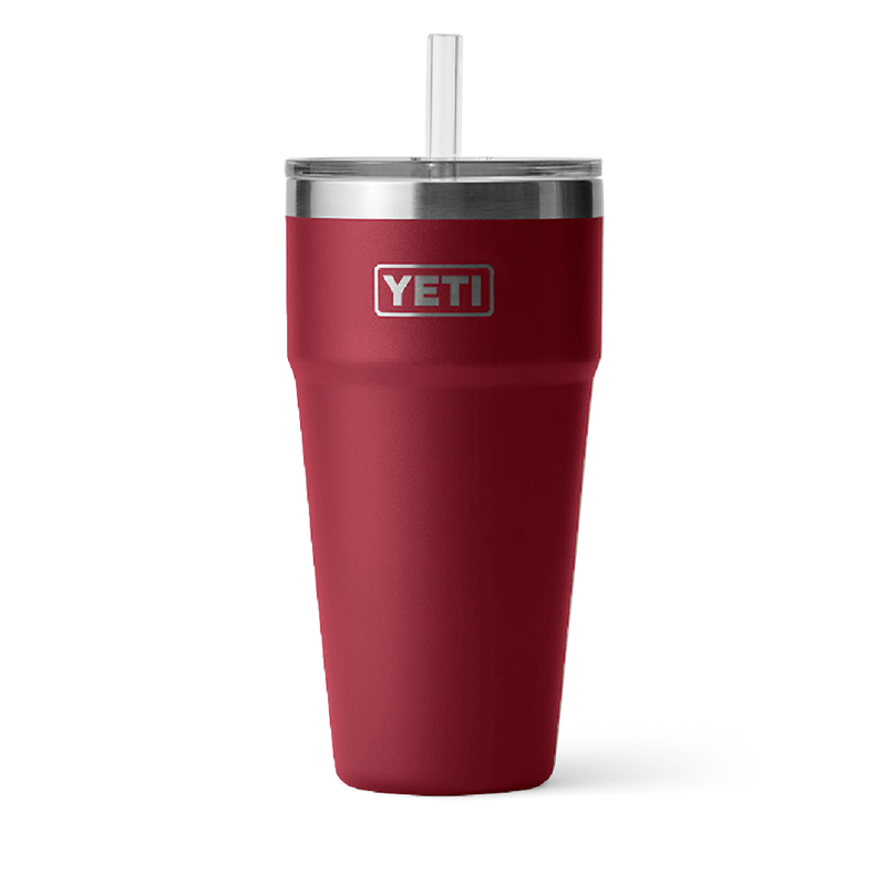 YETI Rambler Cup - 26 oz. - Straw Lid - Harvest Red - TackleDirect
