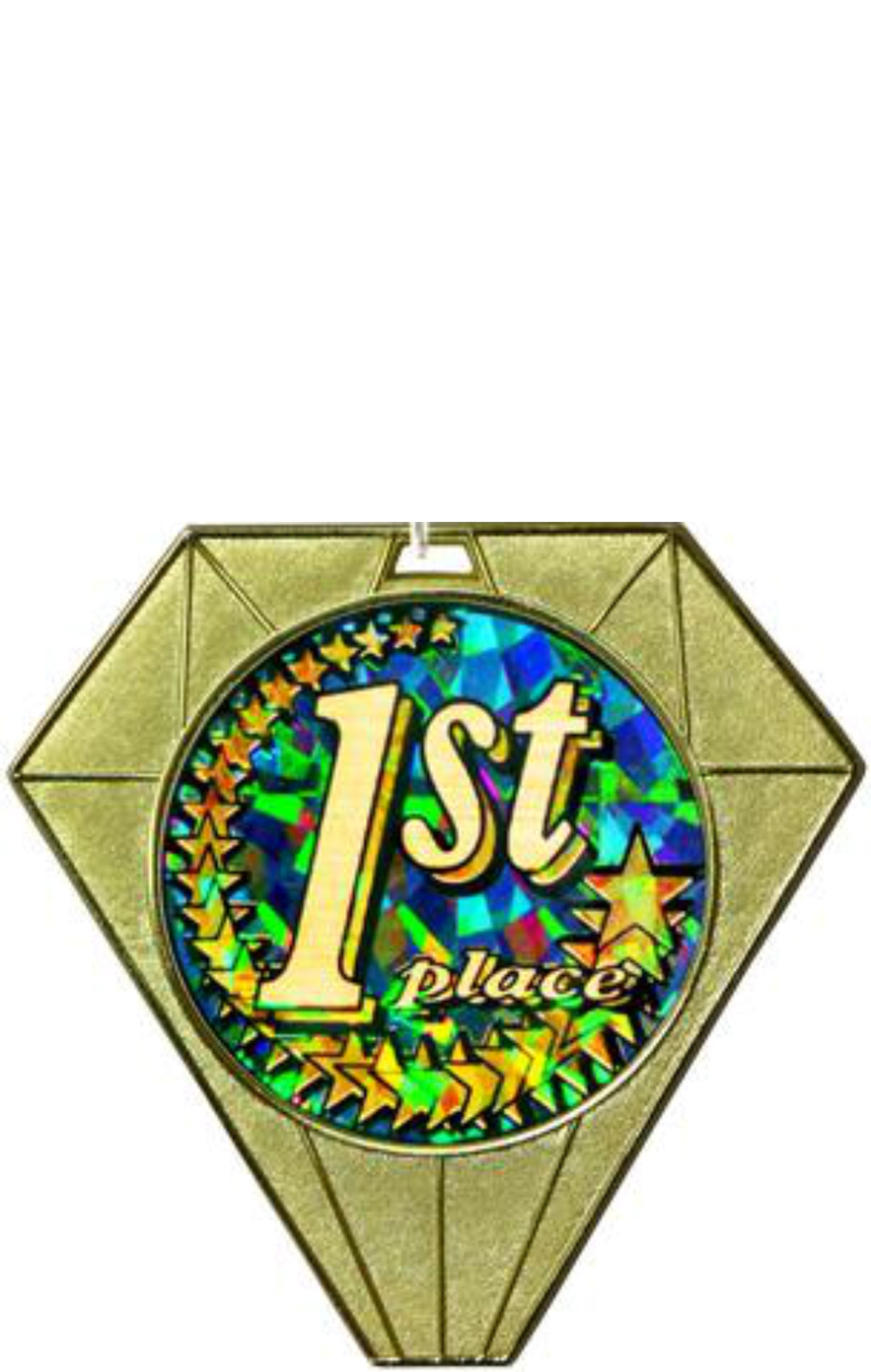 Exclusive Jewel Medal with Round Insert - Monarch Trophy Studio