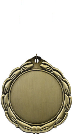 Stylish Wreath Insert Medal - Monarch Trophy Studio