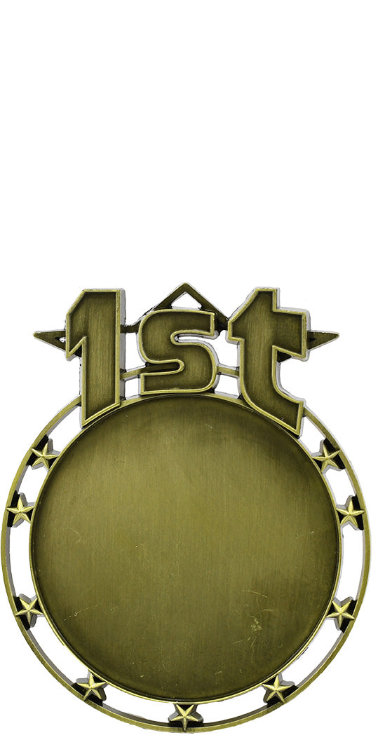 Star Place Medal - Monarch Trophy Studio