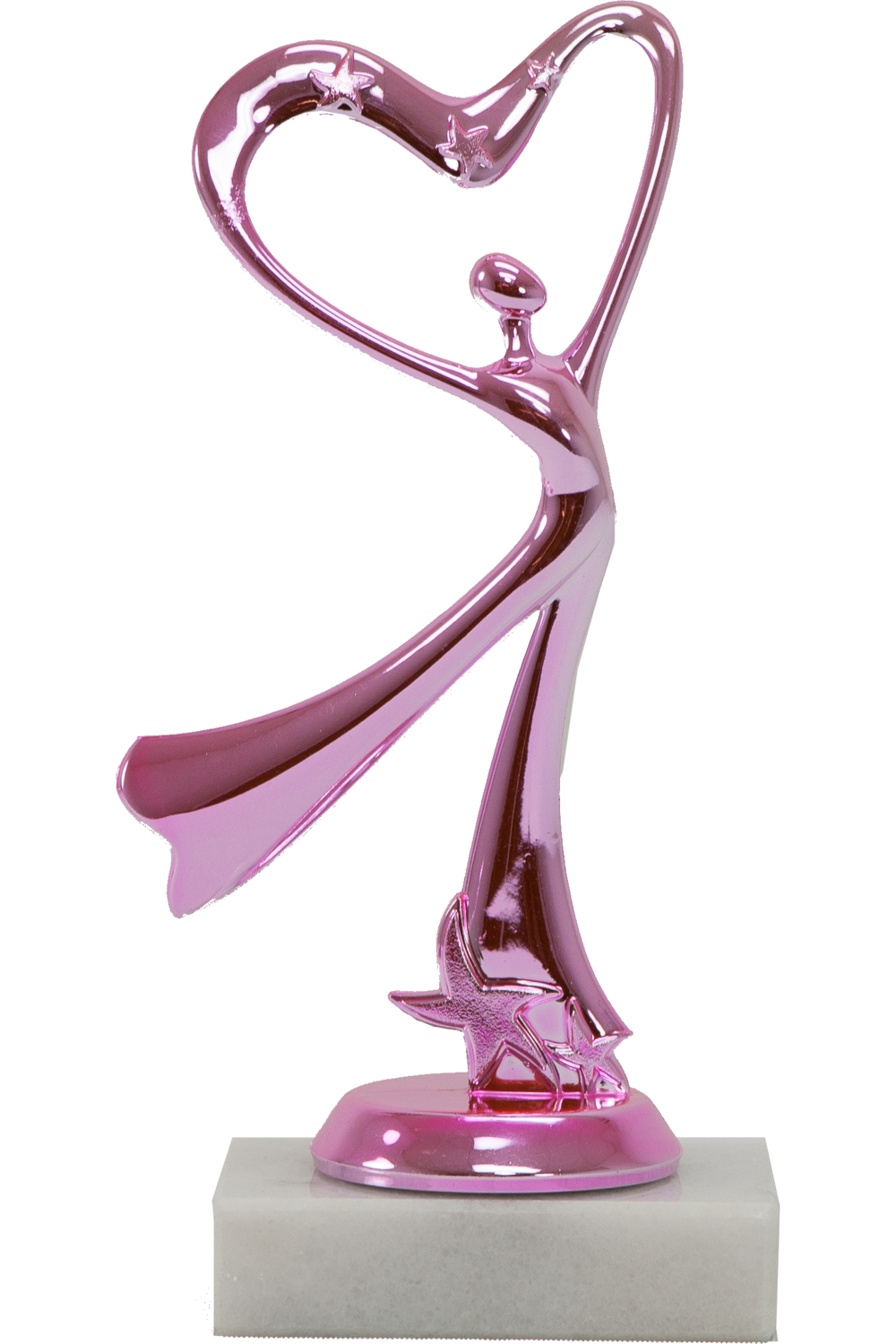 Pretty in Pink Star Figure Trophy - Monarch Trophy Studio