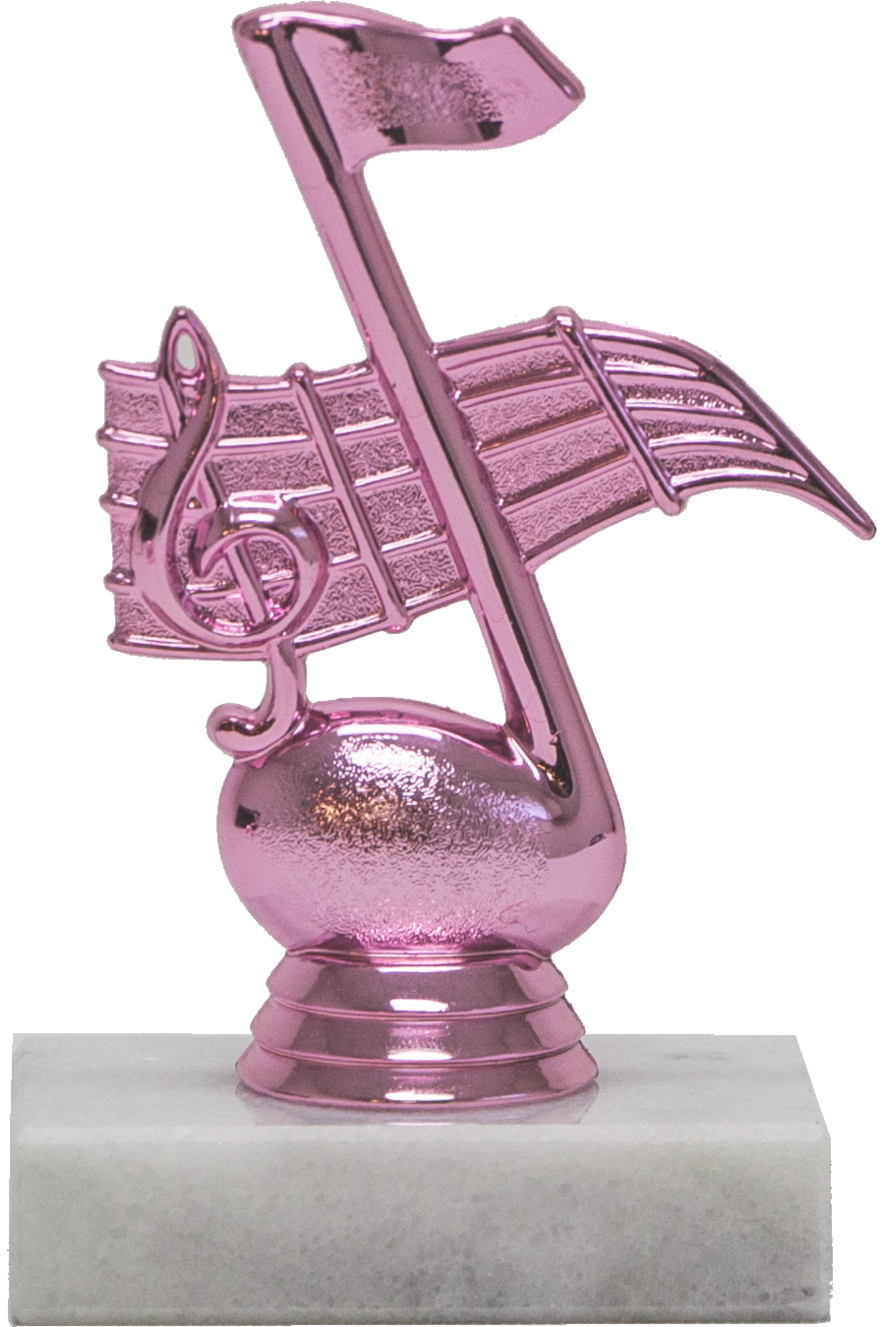 Pretty in Pink Star Figure Trophy - Monarch Trophy Studio