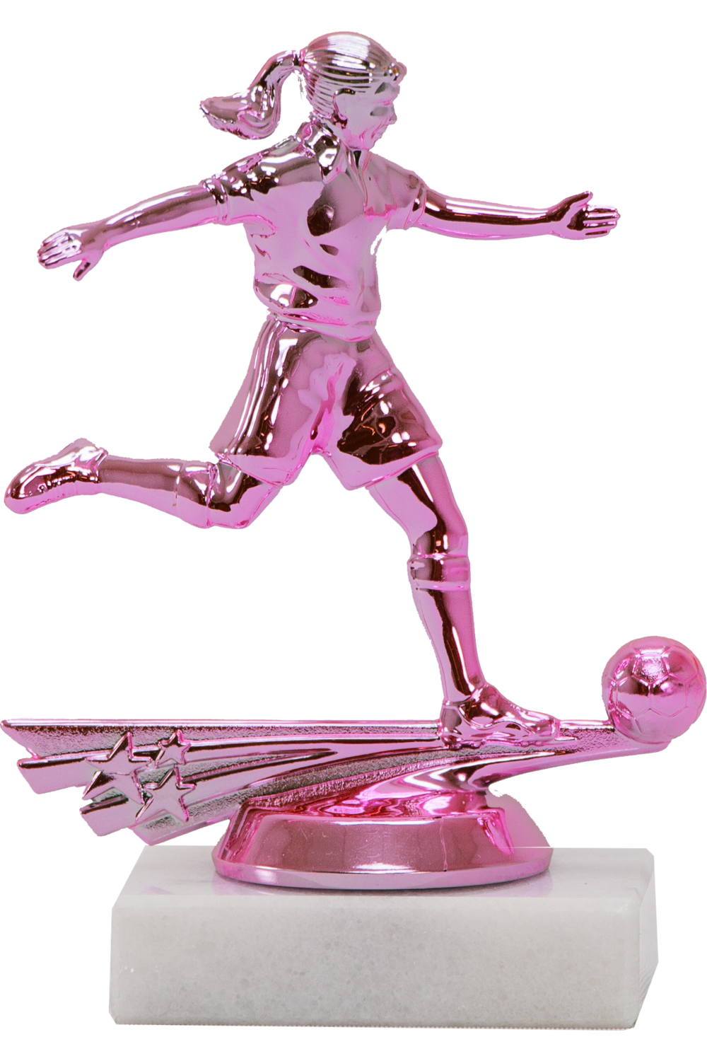 Pretty in Pink Star Figure Trophy - Monarch Trophy Studio