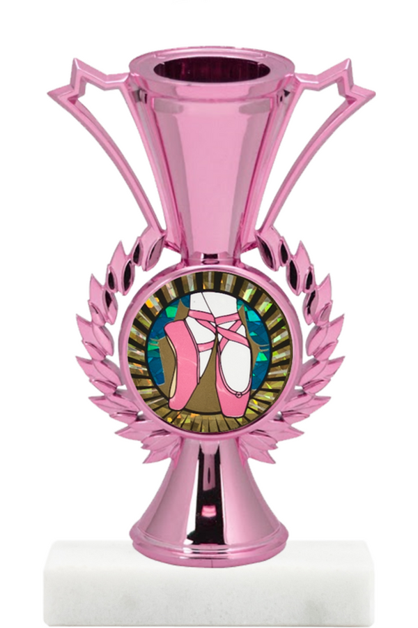 Pretty in Pink Cup Figure Trophy - Monarch Trophy Studio