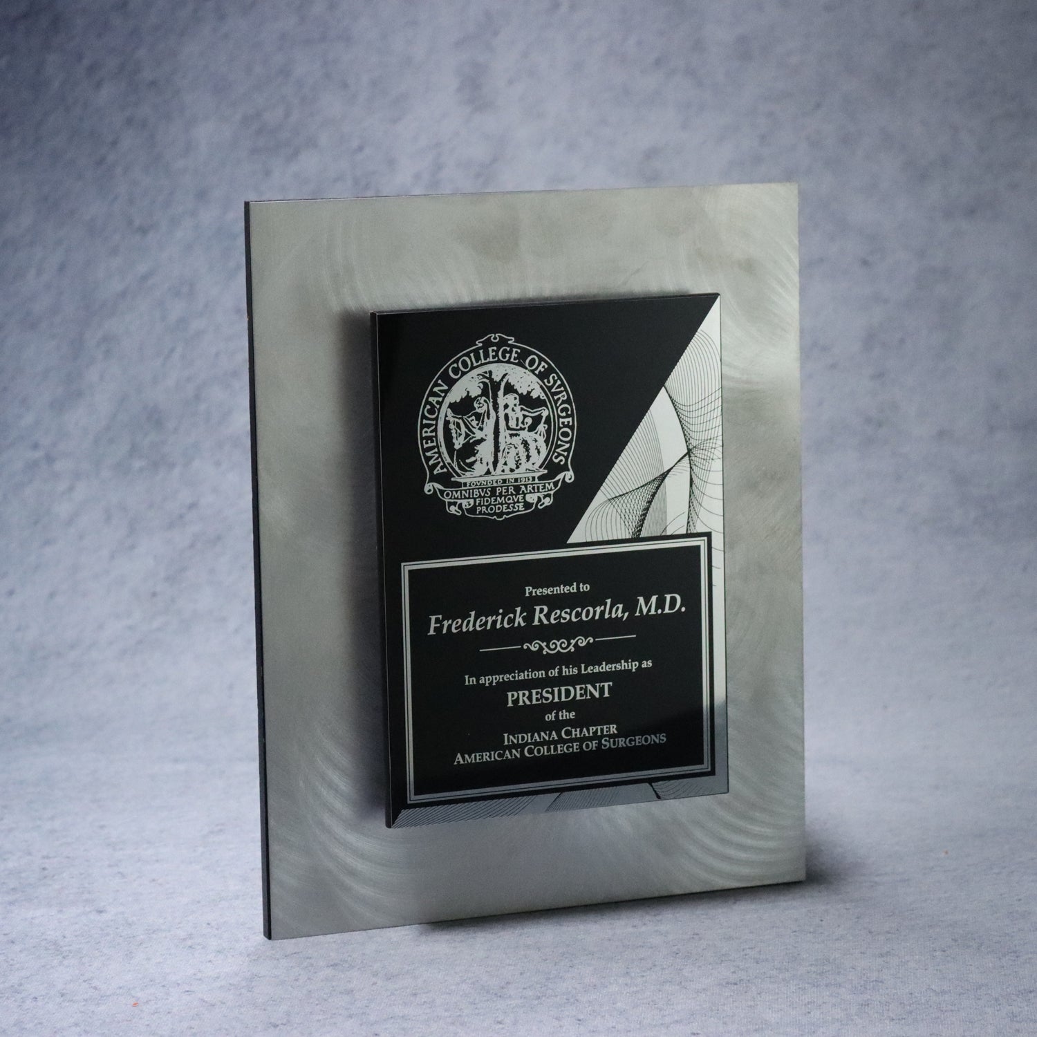 Two-Level Digitally Printed Plaque - Monarch Trophy Studio