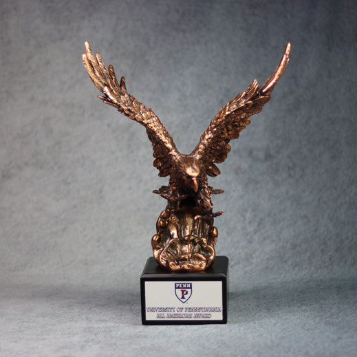 Antique Gold Eagle - Monarch Trophy Studio