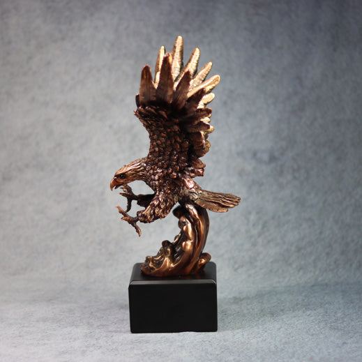 Antique Gold Eagle - Monarch Trophy Studio