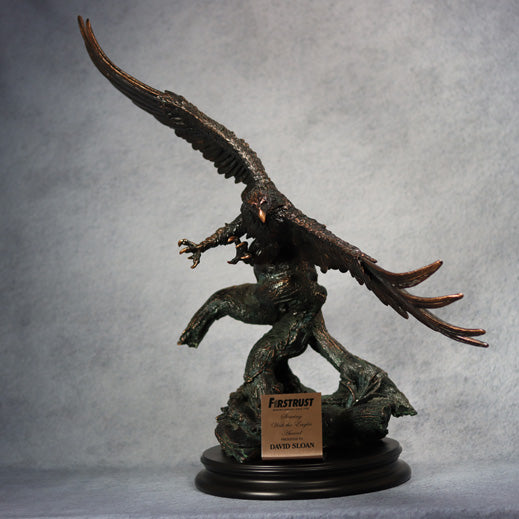 Copper Finish Eagle - Large - Monarch Trophy Studio