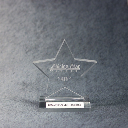 Acrylic Star on Base - Monarch Trophy Studio