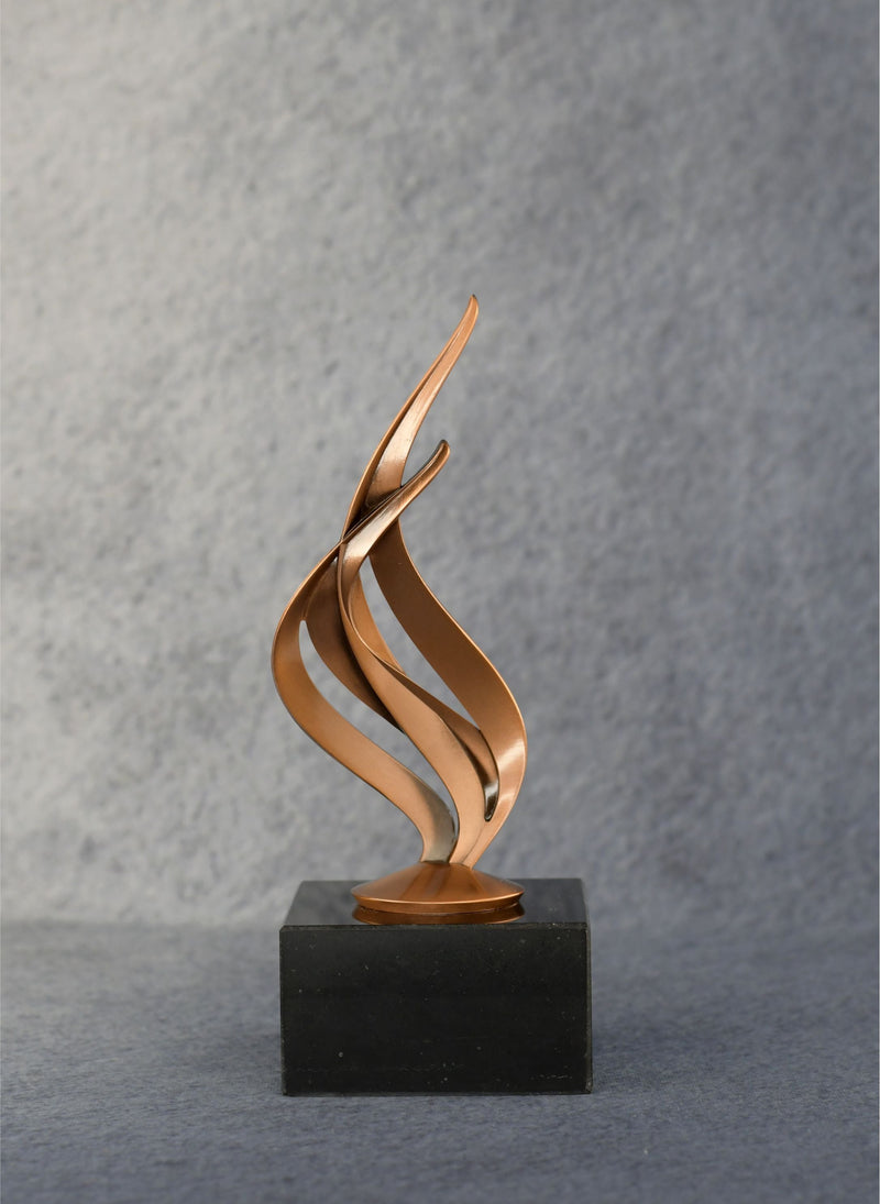 Achievement Flame on Marble Base - Monarch Trophy Studio