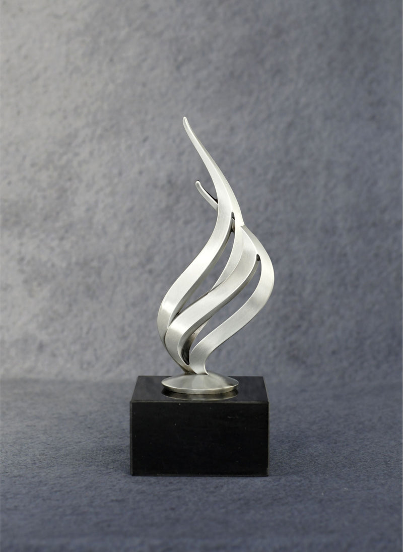 Achievement Flame on Marble Base - Monarch Trophy Studio