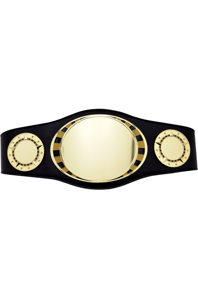 Youth Black Championship Belt - Monarch Trophy Studio