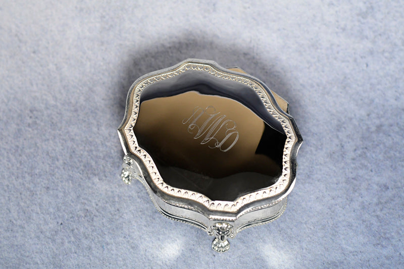 Jewelry Box Silver Victorian - Monarch Trophy Studio