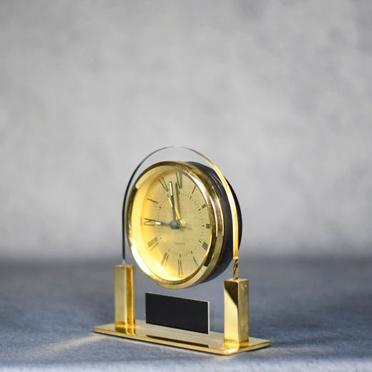 Clock Acrylic Gold Face - Monarch Trophy Studio