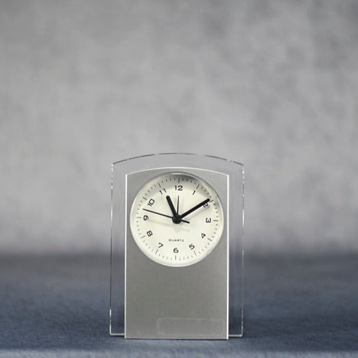 Promo Clock Silver 5.5" - Monarch Trophy Studio