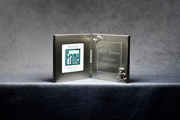 Baby Frame Hinged PO Silver - Monarch Trophy Studio