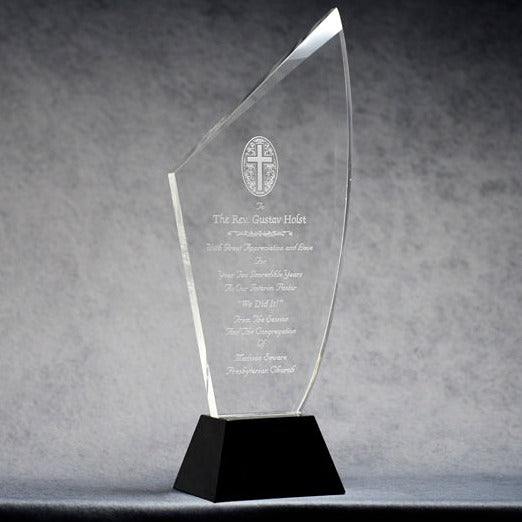 Cry Peak Award Clear - Monarch Trophy Studio