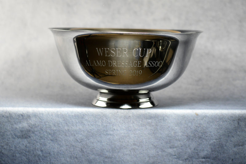 Revere Bowl Nickel Plated - Monarch Trophy Studio