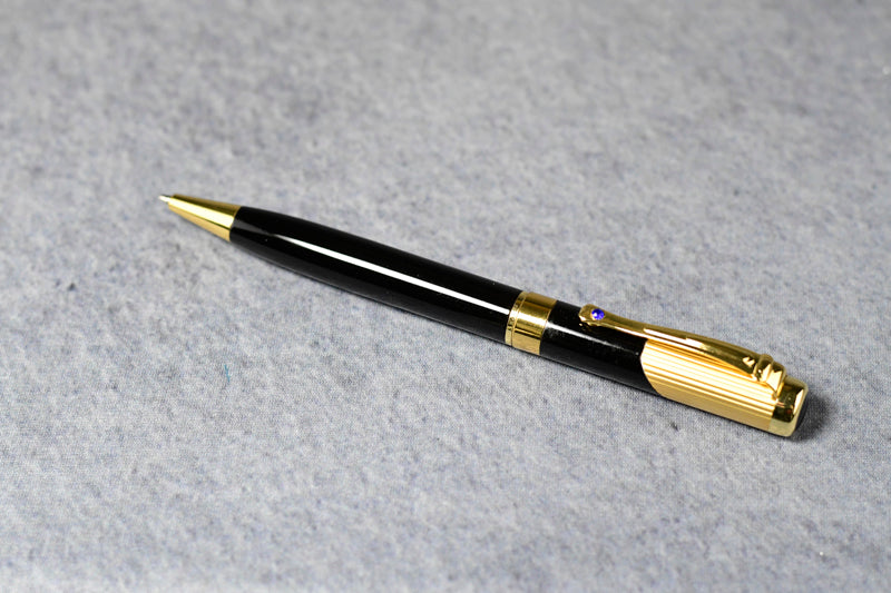 Pen Black/Blue STN Ball Point - Monarch Trophy Studio