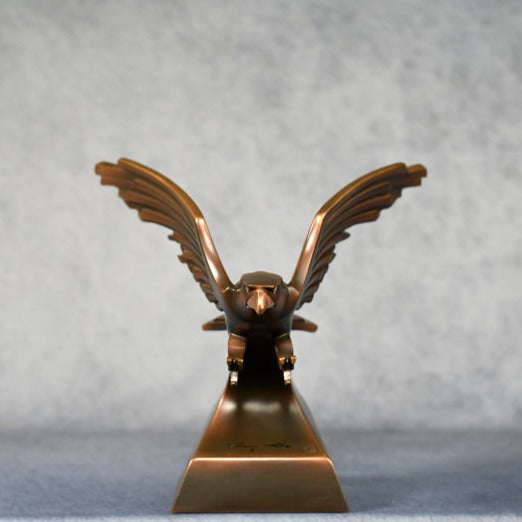 Modern Bronze Eagle Resin - Monarch Trophy Studio