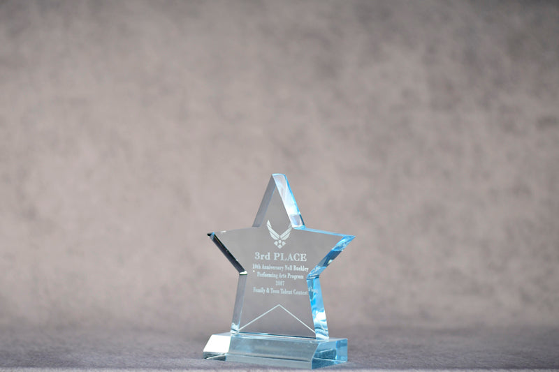 Premio Estrella Azul Acrílico