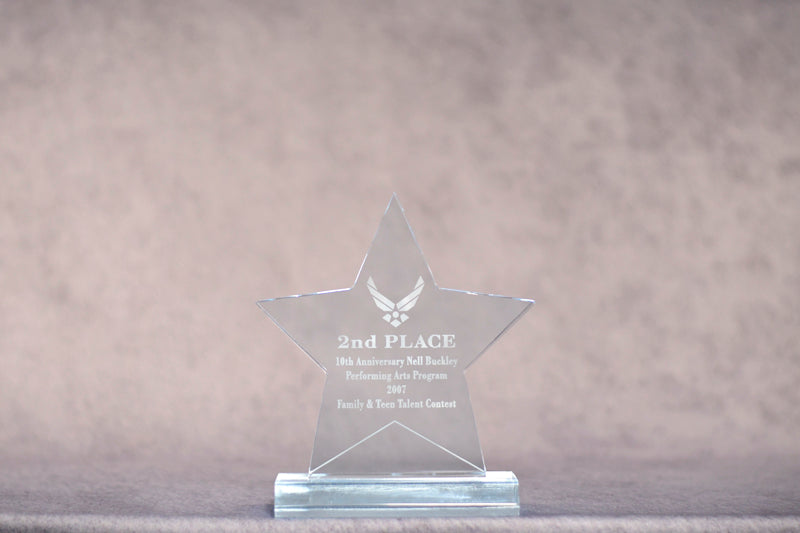 Premio Estrella Azul Acrílico