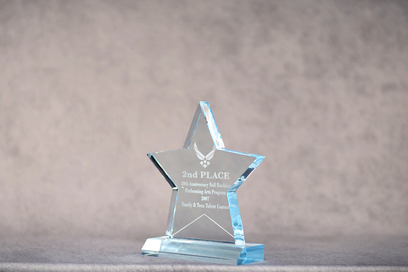 Premio Estrella Azul Acrílico