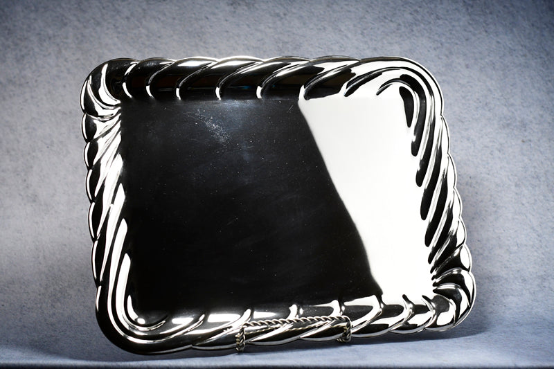 Tray Silver RECT 19x15 - Monarch Trophy Studio