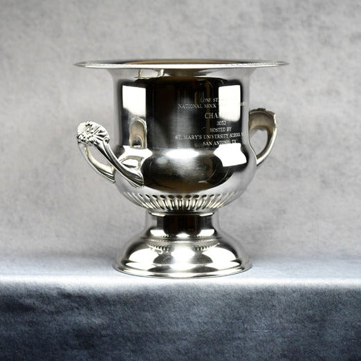 Wine Cooler 9.5" Silver - Monarch Trophy Studio