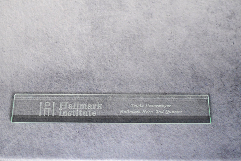 Jade Crystal Ruler 12