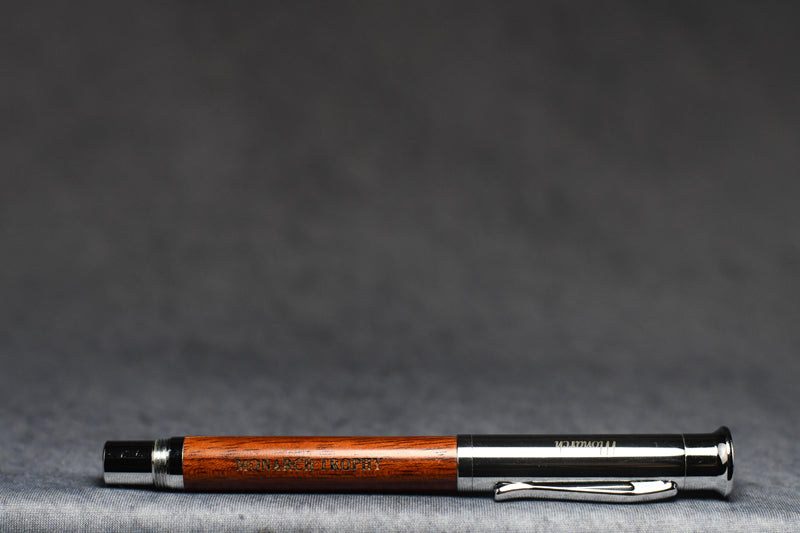 Pen Rosewood/Silver Roller - Monarch Trophy Studio