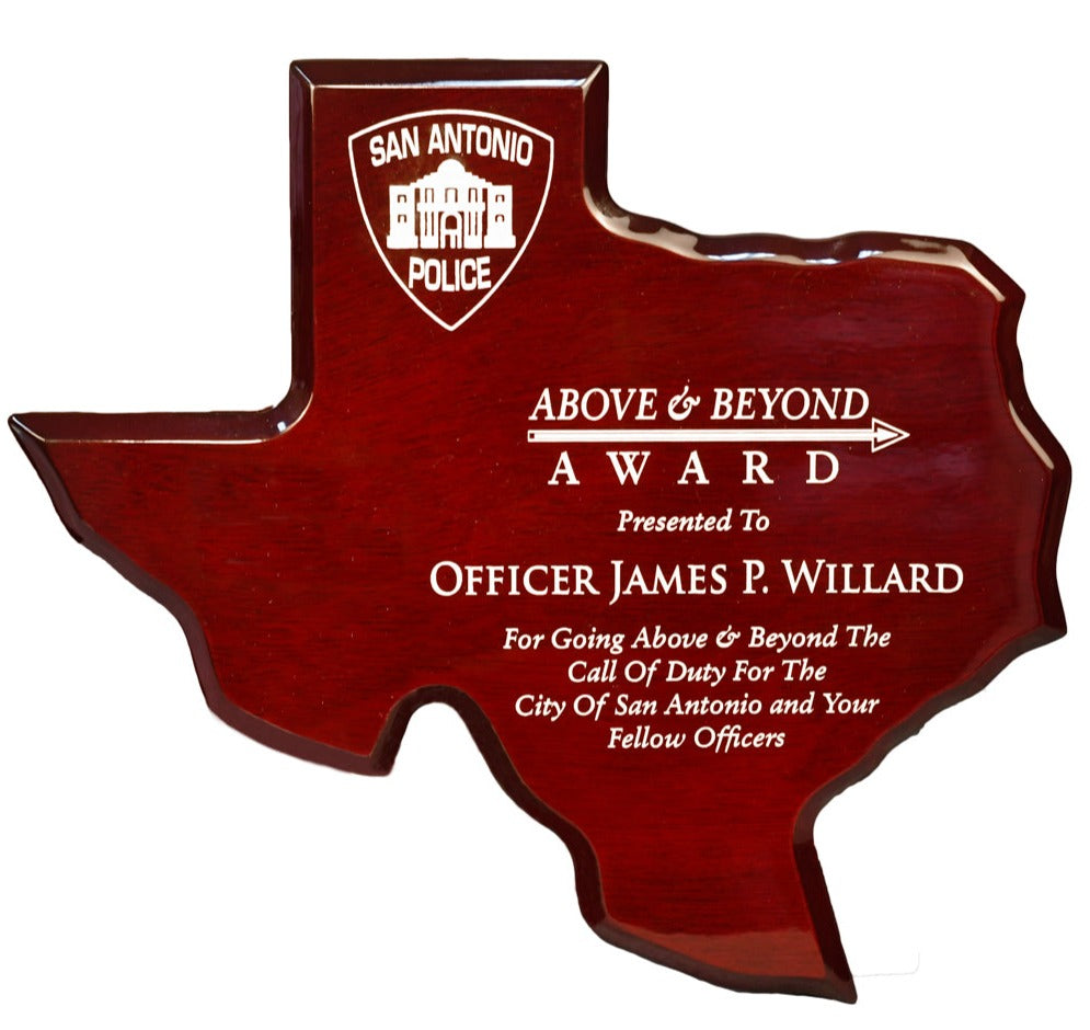 Texas Plaques - Monarch Trophy Studio