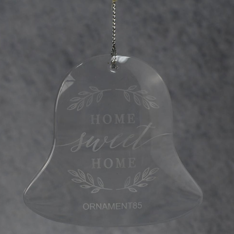 Ornament Glass Bell - Monarch Trophy Studio