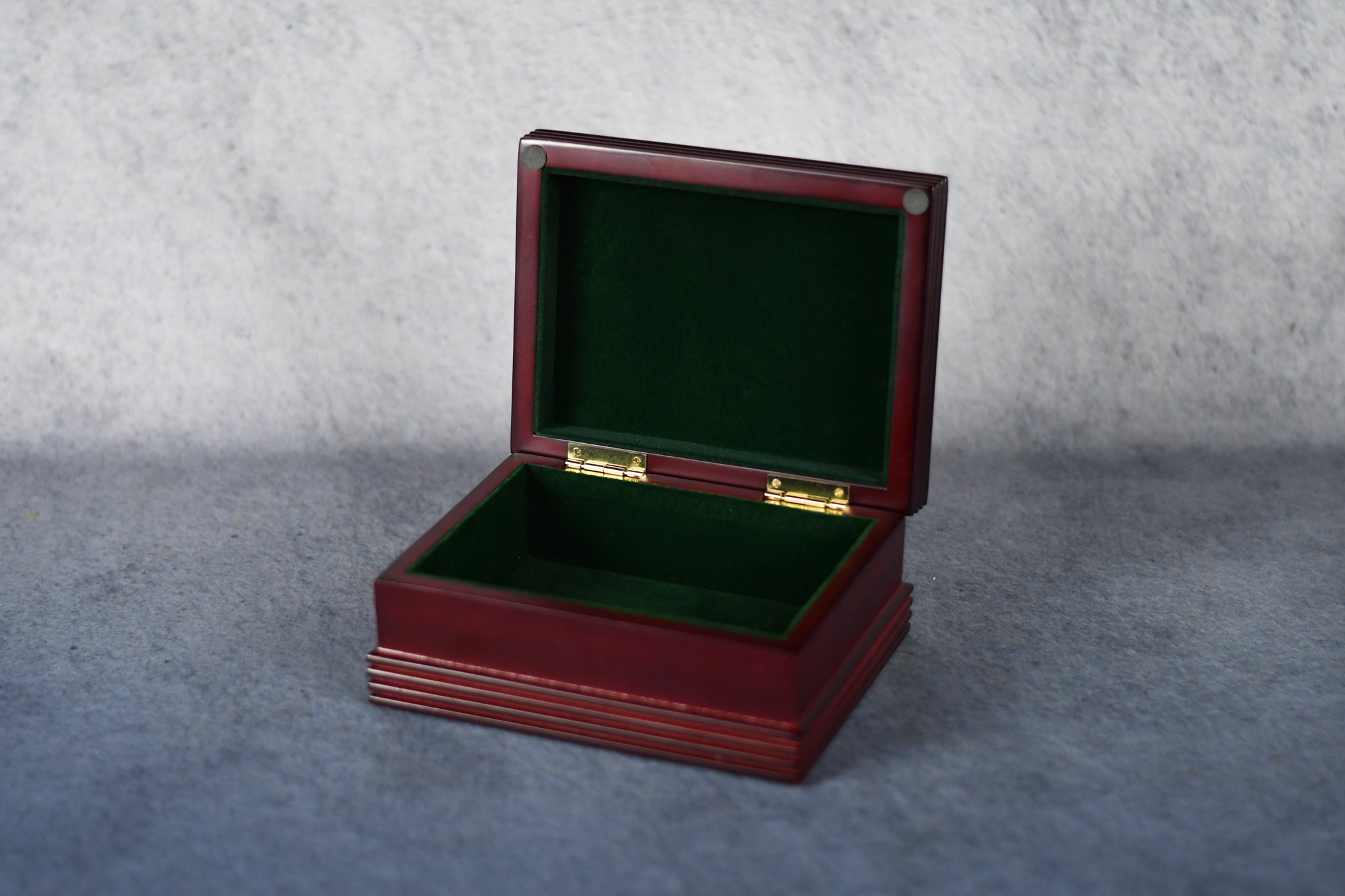 Large Groove Wood Box - Monarch Trophy Studio