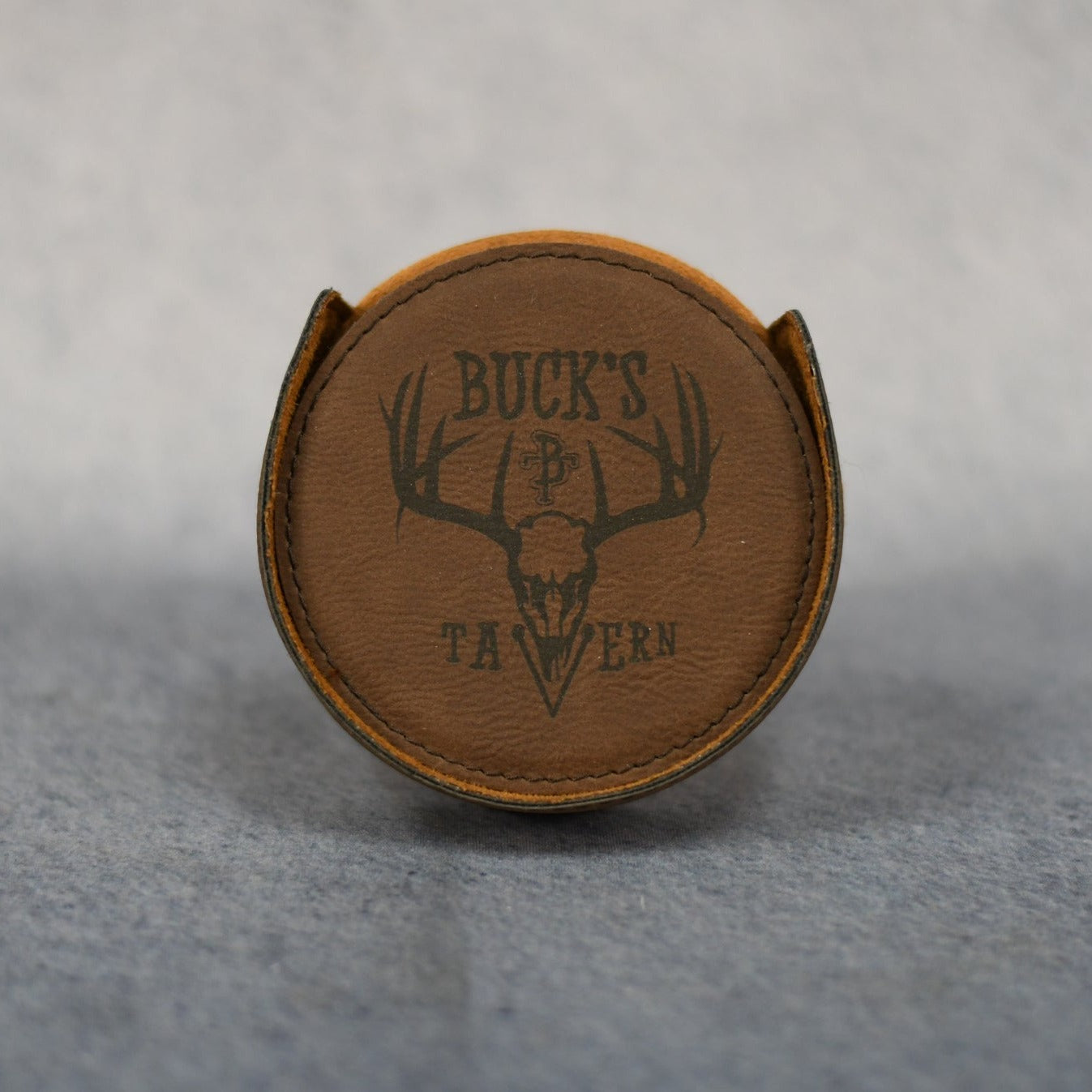 Leather Coaster Set - Monarch Trophy Studio